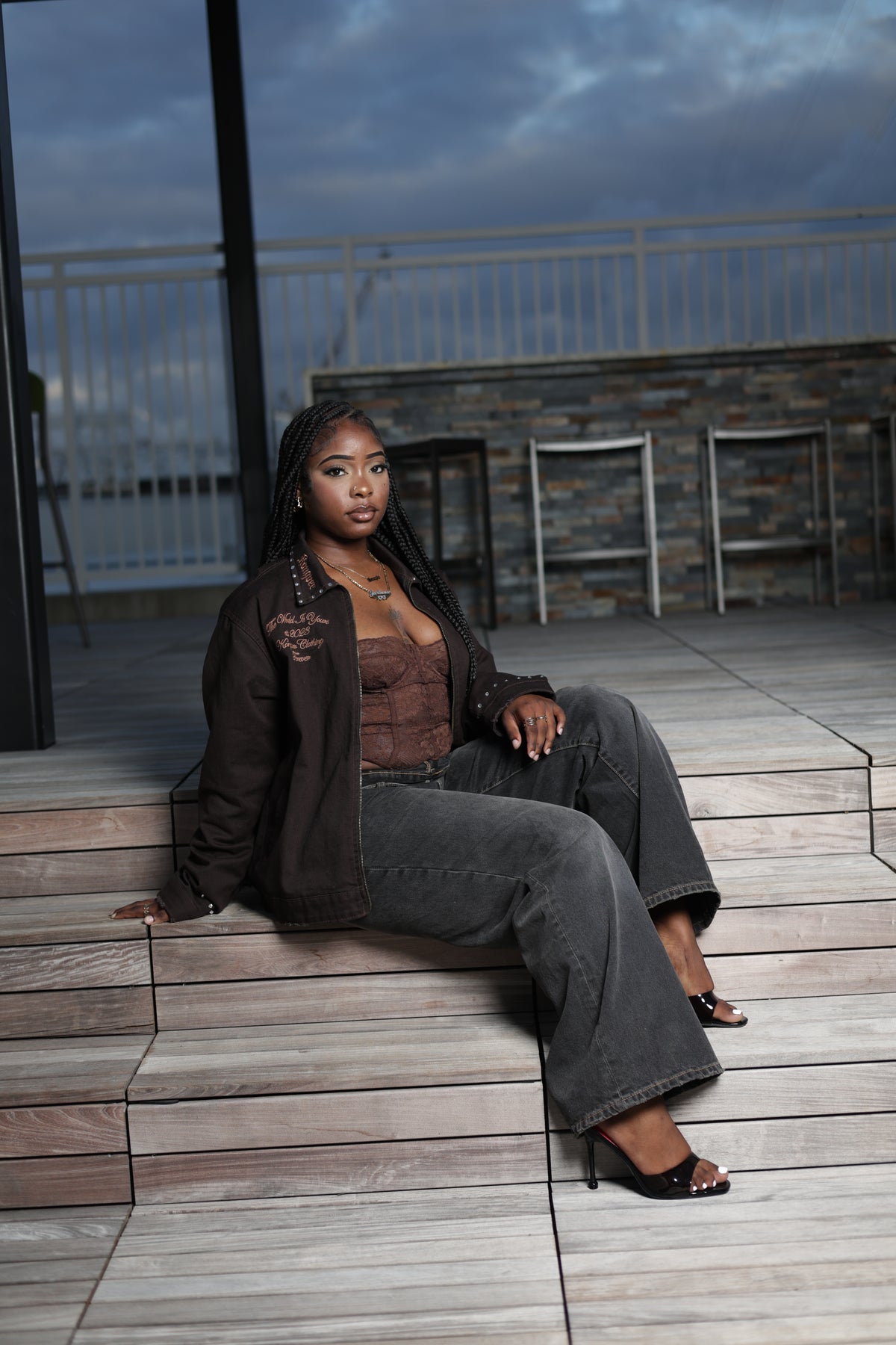Brown Denim Jacket