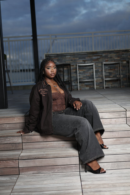 Brown Denim Jacket