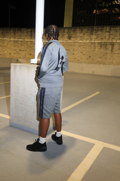 GREY TRACKSUIT JACKET